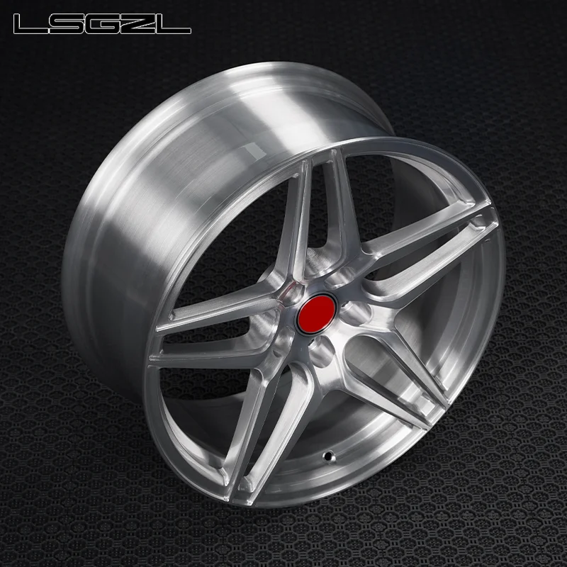 Forged Alloy Wheel Monoblock 5x120 5x114.3 5x130 16 18 20 22 Inch 5 Spoke Brush Concave For BMW AUDI C8 Luxury Car Wheels Rims