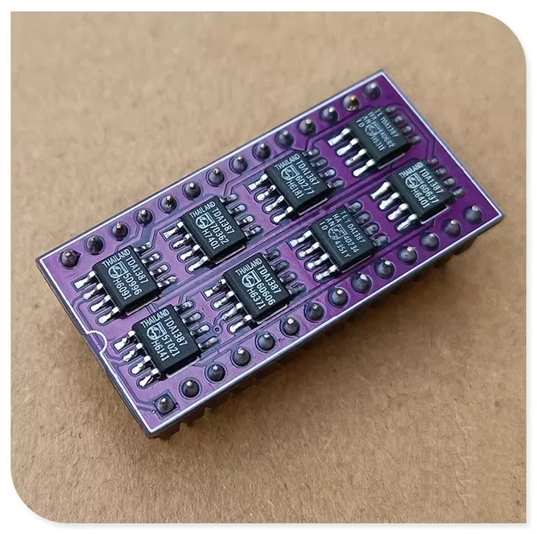 1PCS TDA1387 8 Parallel Replacement TDA1541 / TDA1541A Classic Decoding IC For DAC Module Board