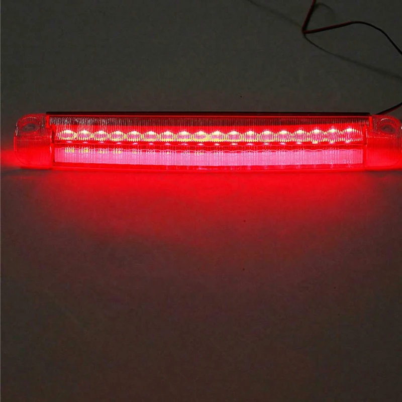 Vermelho 18 LED Car Tail Light, Terceiro High-End Brake Stop Light, Impermeável invertendo luzes