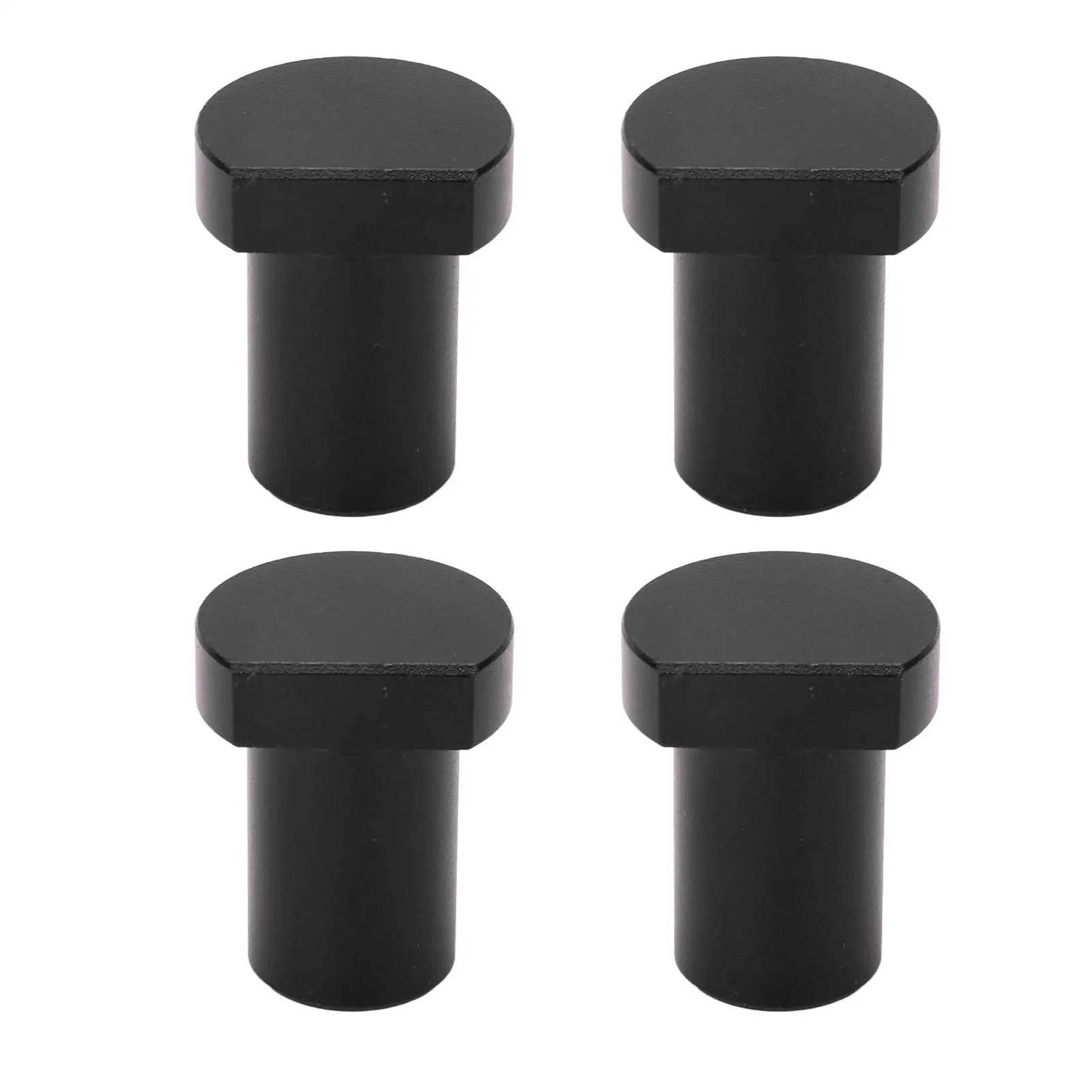 4 Pcs Aluminum Bench Dogs 19mm Diameter Workbench Peg - Strong Woodworking Desktop Tenon Stop