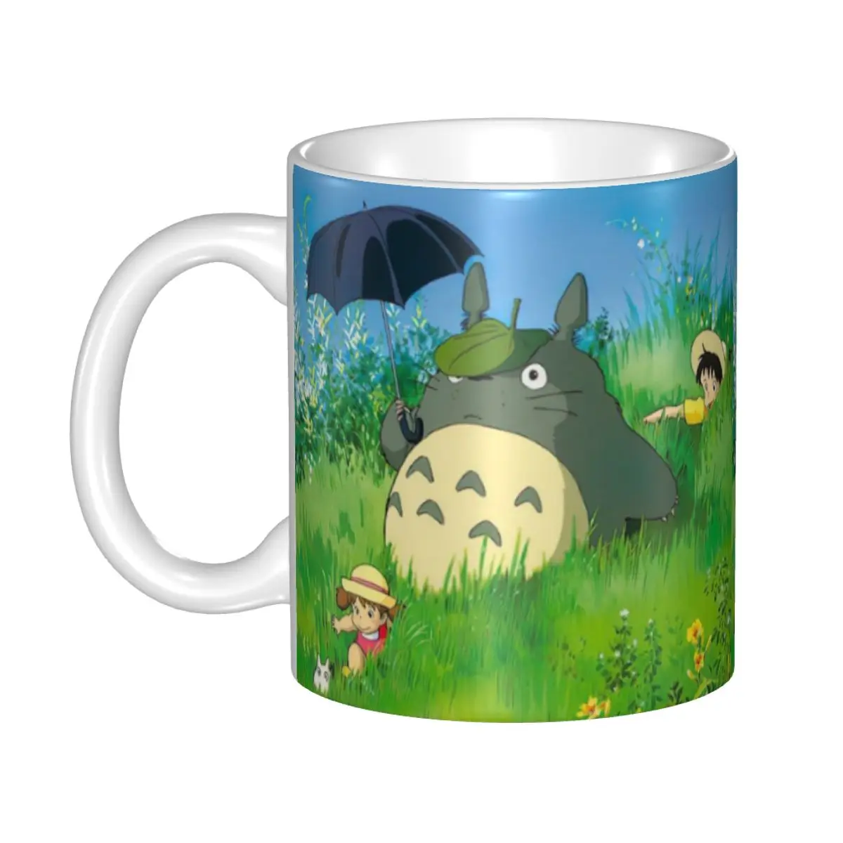 Totoro-Miyazaki Ceramics Coffee Mug Cute Gamer Birthday Gift Back To School Mug