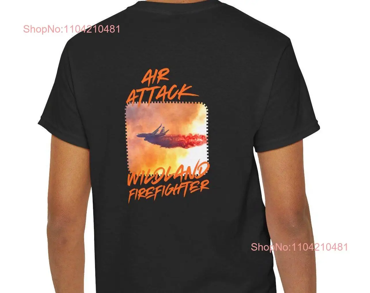 Air Attack Wildland Firefighter Forest Hotshot Smokejumper Smokechaser Helitack Tanker Retardant Heavy Cotton T Shirt