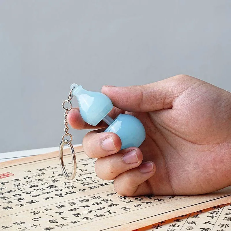 Cursore di spinta magnetico Punta delle dita Calabash Fidget Spinner Roller Cursore di spinta meccanico EDC Anti stress Autismo ADHD Fidget Portachiavi