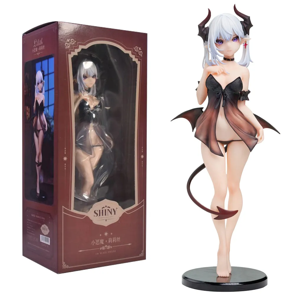 25cm Hentai Animester mały Demon Lilith figurka dziewczyny Anime wgląd Yulis kobieca akcja figurka-Model kolekcjonerski lalki