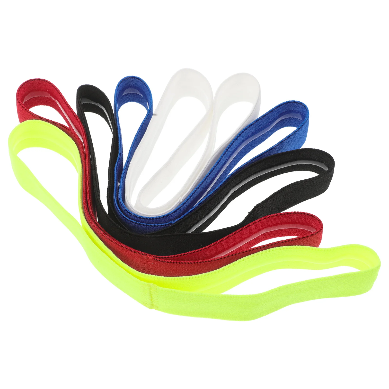 

5Pcs Non Slip Elastic Sports Headbands Sweat Absorbing for Women Yoga Running Workout Sweatbands Fitness Band