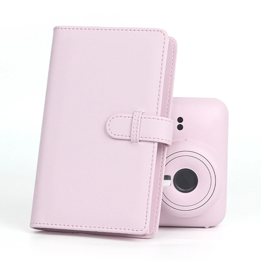 108 Sheets Portable 3 inch Photo Album for Fujifilm Instax Mini 12 for Collection Green Pink Ticket Card Collection Book