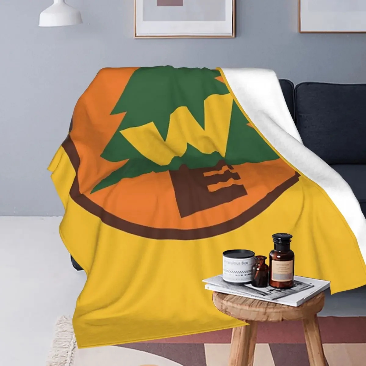 Wilderness Explorer Logo Blankets Soft Warm Flannel Throw Blanket Plush for Bed Living room Picnic Travel Home Couch