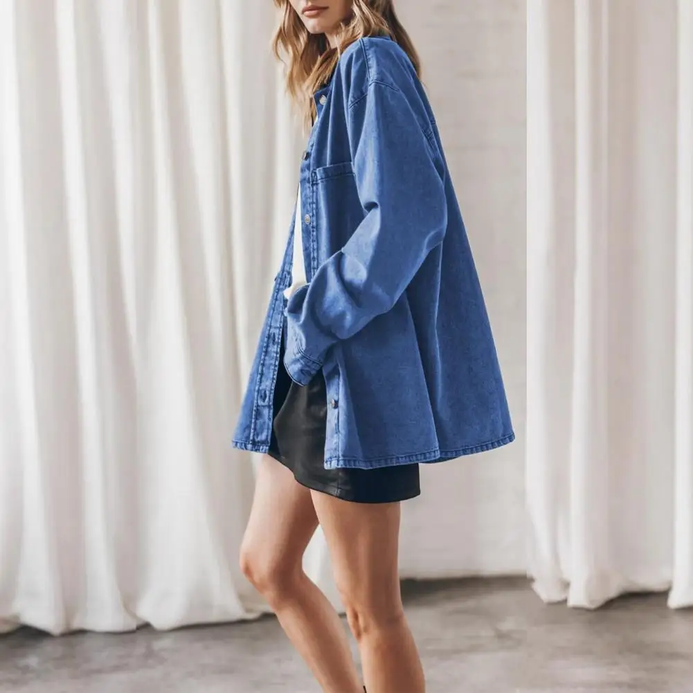 

Material: This women's jacket is made of high-quality cotton blend, soft and comfortable, very suitable for spring and autumn we