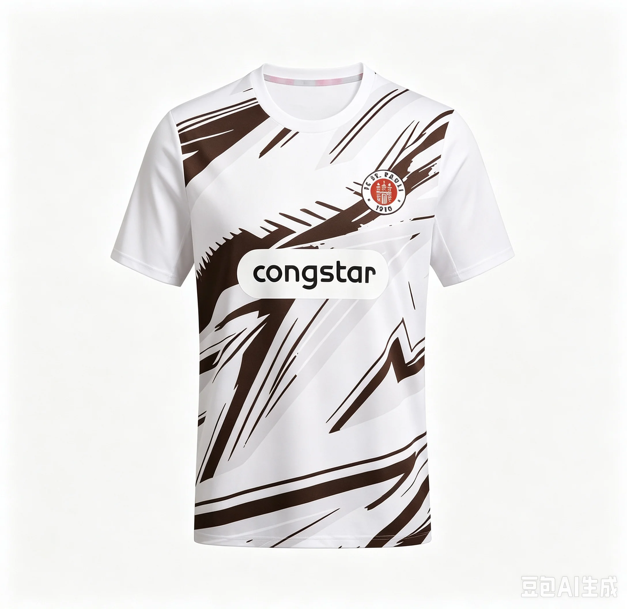 2026 Neue FC St. Pauli 26-27 Heim- und Auswärtstrikots, Unisex, Atmungsaktiv, Schnelltrocknende Kurzarm-T-Shirts, Familien-Set – Detail 4