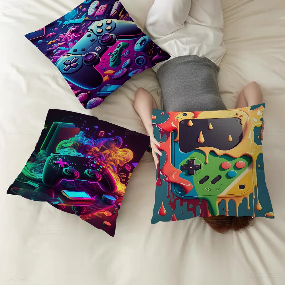 Cool Game Paint Pillowcases Home Bedding Decorative Pillow Cover Wedding Super Soft Pillow Case