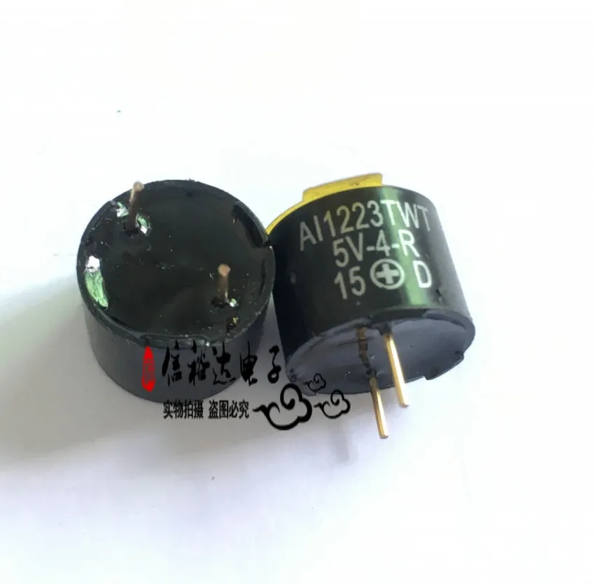 5pcs/Original active buzzer 5V 12MM AI-1223-TWT-5V-4-R AI1223TWT-5V-4-R