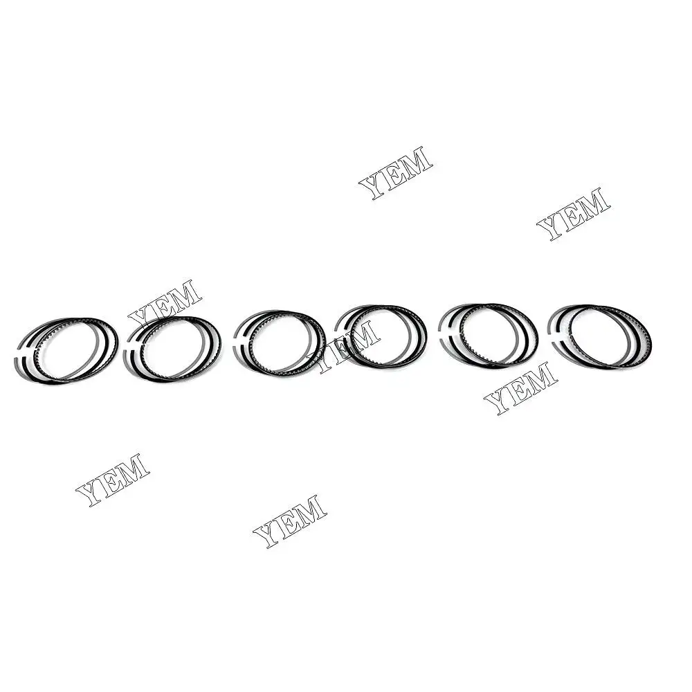 6PCS New Piston Rings Set STD Oil Ring 4mm For Nissan TB45 Engine parts