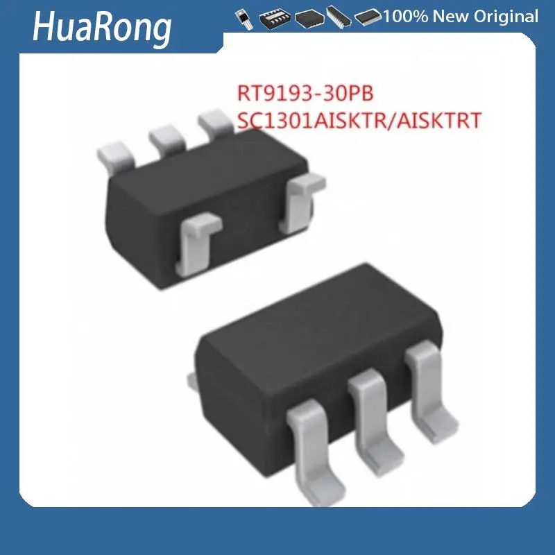 50PCS/LOT      RT9193-30PB  -30GB    DK     SC1301AISKTR/AISKTRT   AJ0A   AJOA    SOT23-5