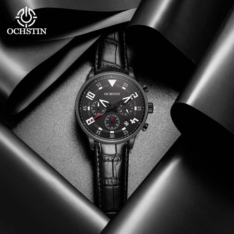 Ochstin-reloj de cuarzo para hombre, cronógrafo de marca original PROMINENTE, serie informal, sencillo, multifuncional