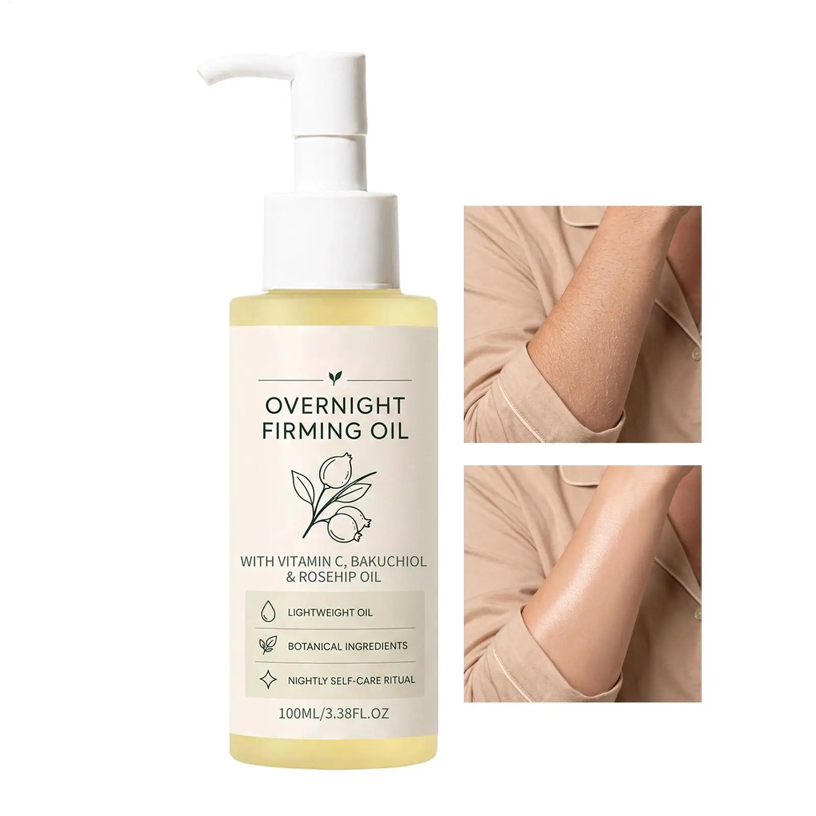 Body Nourishing Oil Easy Spread Refreshing Non Sticky Moisturizer After Shower Body Nourishing Oil for Waist Elbows Legs Knees