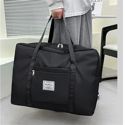 Large Capacity Folding Travel Bags Waterproof Luggage Tote Handbag Travel Duffle Bag Gym Yoga Storage Shoulder Bag For Women Men