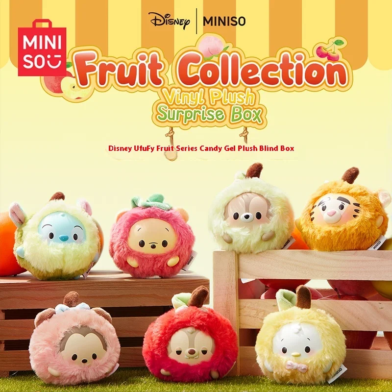 

Miniso Ufufy Fruit Series Plushie Blind Box Trendy Soft Enamel Collectible Toys Adorable Decorations Surprise Packaging Gifts