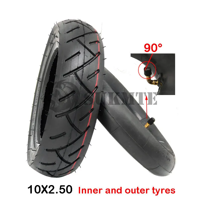 80/65-6 Tires for Speedual Grace 10 Zero 10X Kugoo M4 Pro 10x3 Inch Off-Road Inner Outer Tyre 255x80 Tire Electric Scooter Wheel