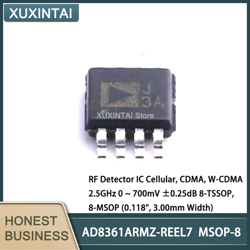 

5Pcs/Lot New Original AD8361ARMZ-REEL7 AD8361ARMZ RF Detector IC Cellular, CDMA, W-CDMA 2.5GHz 0 ~ 700mV ±0.25dB 8-TSSOP