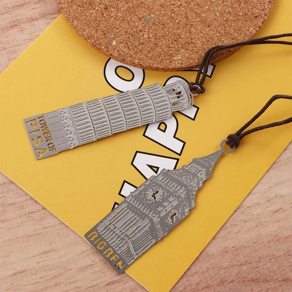 Office School Supply Vintage Paper Clips Statue of Liberty Modeling European Bookmark Mark Page Eiffel Tower Big Ben Bookmark