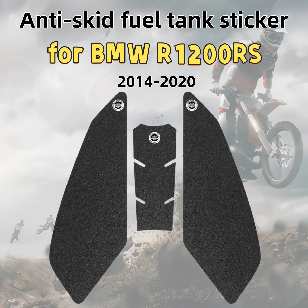 

for BMW R1200RS 2014-2020 motorcycle fuel tank stickers, non-slip and wear-resistant fish bone stickers