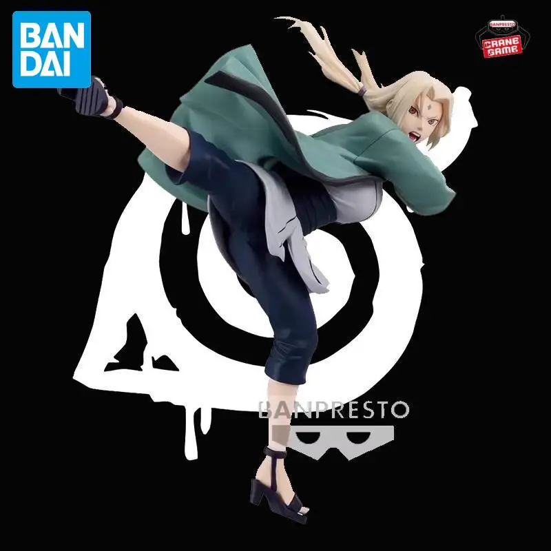 

In Stock Bandai Original Naruto Tsunade Figures Anime Action Models Kids Toys Cartoon Dolls Desktop Ornament Festival Gift Decor