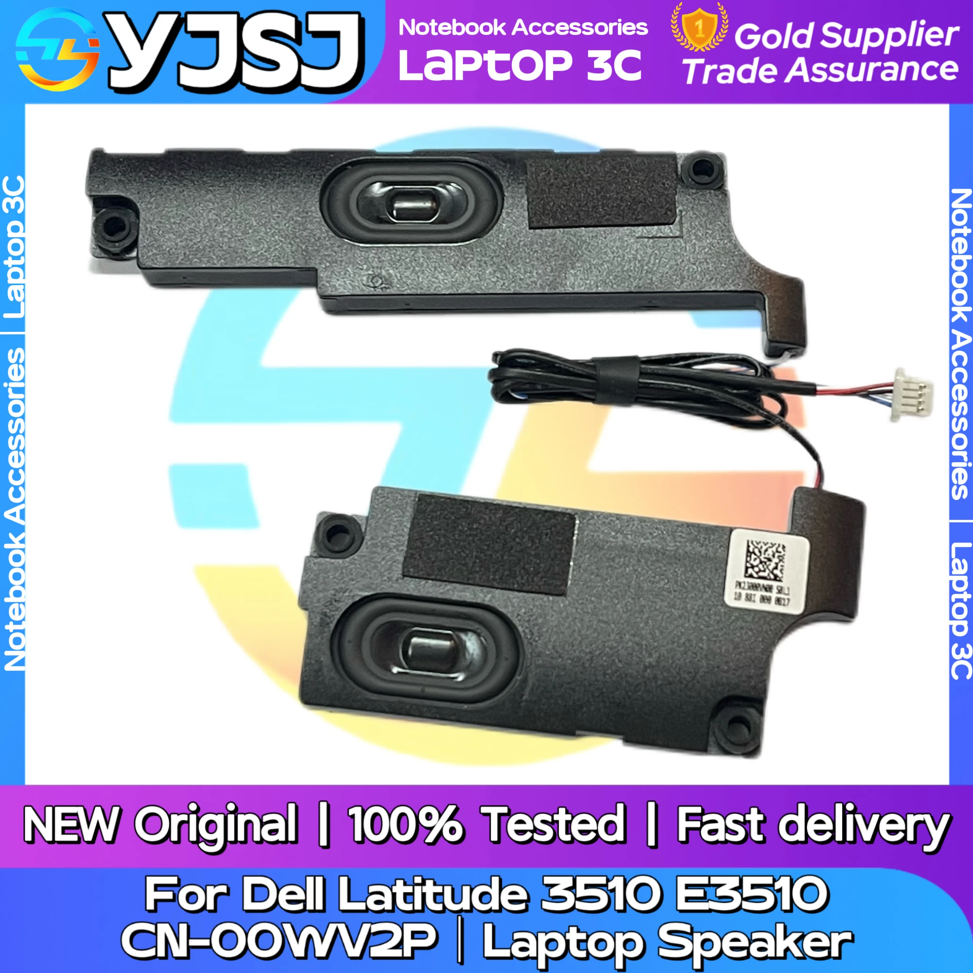 

New GENUINE Original Laptop Speaker For Dell Latitude 3510 E3510 built-in speaker horn audio 00WV2P