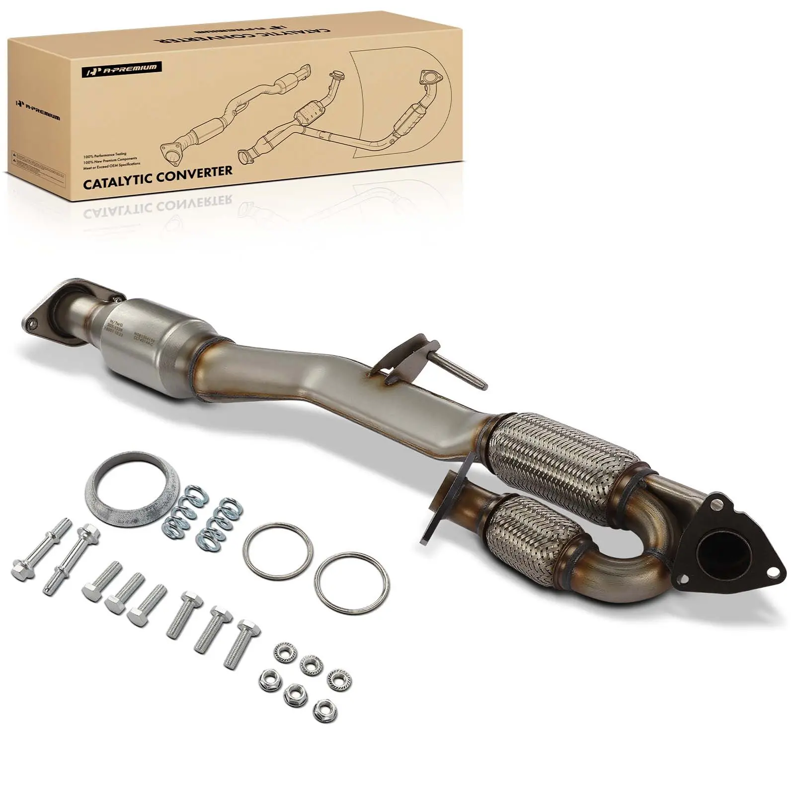 A-Premium Rear Side Catalytic Converter for Nissan Pathfinder 2013-2020 Infiniti QX60 2014-2020 JX35 2013
