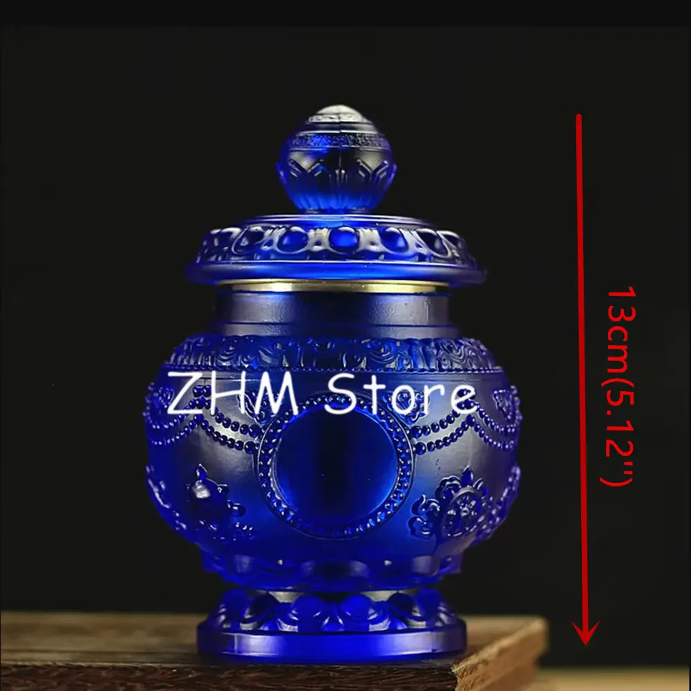 Discover the Charm and Symbolism of the 13cm Tibetan Tranic Resin Eight Auspicious Symbol Ruyi Bottle 13cm Tibetan Tranic Supplies Resin Eight Auspicious Symbol Ruyi Lucky Decorate Treasured Bottle