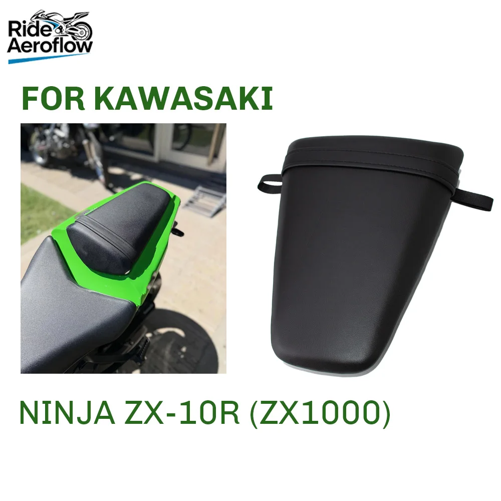 

Fit For Kawasaki Ninja ZX10R ZX-10R 2011 2012 2013 2014 2015 Motorcycle Rear Passenger Seat Pillion Cushion Black