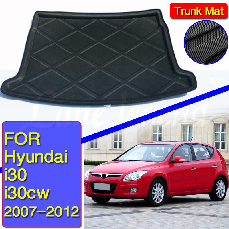 

For Hyundai i30 i30cw Wagon 2007~2012 FD Car Cargo Liner Boot Tray Rear Trunk Cover Matt Mat Floor Carpet Kick Pad 2008 2009