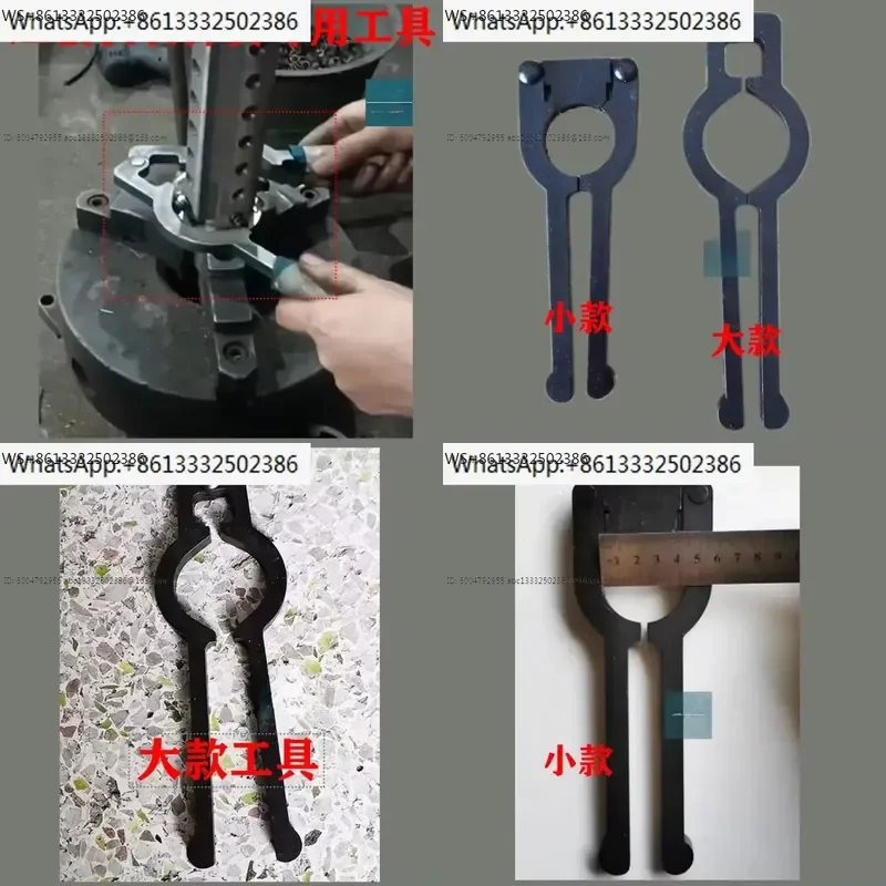 Special tools for installing springs on planing machines, available in different sizes, for replacing spring fixtures
