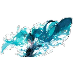 Cartoon animation Hatsune Miku sticker waterproof car sticker dormitory bedroom decoration computer chassis sticker