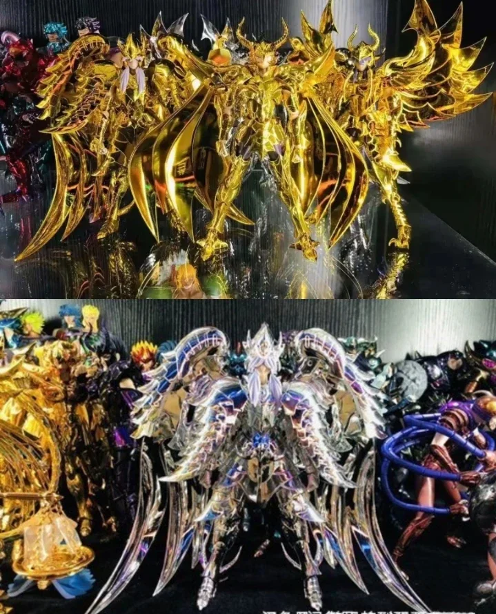 CS Model Action Figure Saint Seiya Myth Cloth EX Gold/Silver Wyvern Rhadamanthys/Garuḍa Aiacos/Griffon Minos Anime Figure Toy