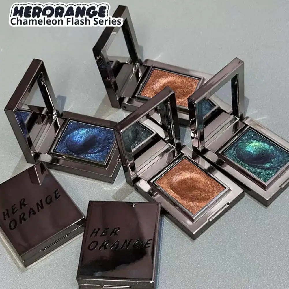 Sparkling Duochrome Single Eyeshadow Color Shifting Pigment High Shimmer Smooth Blendable Eye Makeup 2g Hot Sale