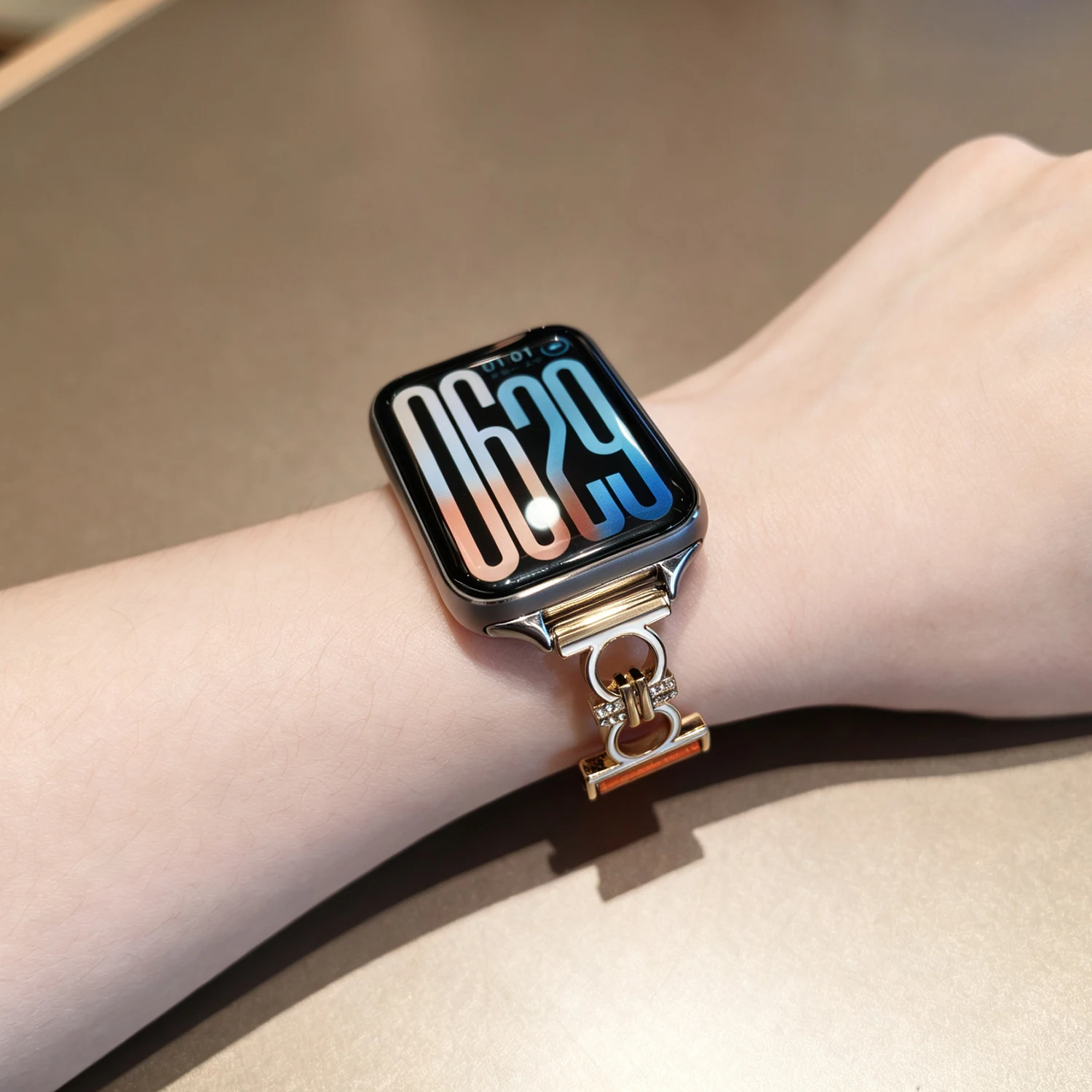 Mi Band 10 Pro / 9 Pro / 8 Pro Strap For Xiaomi Smart Band 10 Pro Bracelet Metal Leather Band