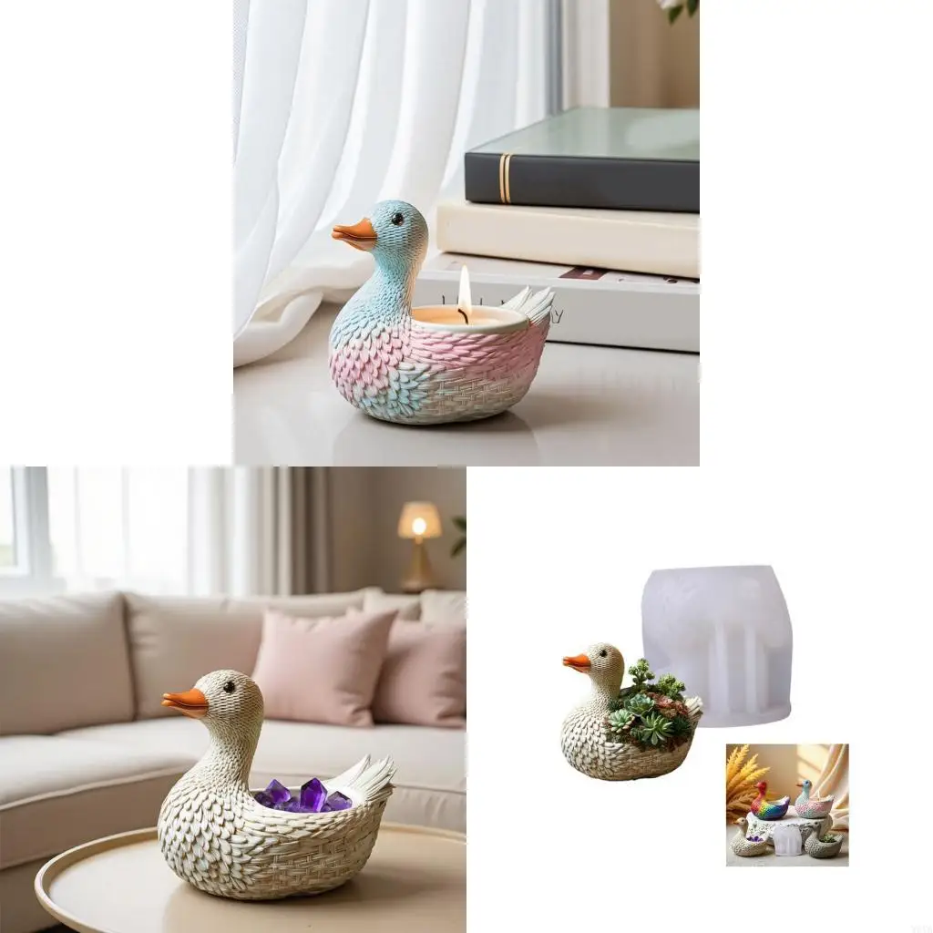 

Утиная силиконовая украшения W0YA