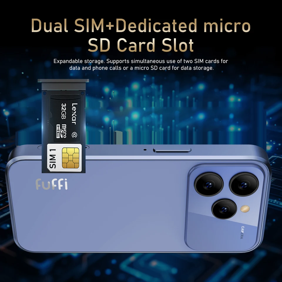 FUFFI M17 Pro Mini Smartphone Android Phone Face ID Portable 8.1