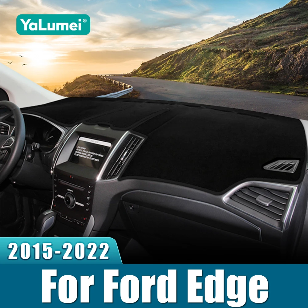 

For Ford Edge 2015 2016 2017 2018 2019 2020 2021 2022 Car Dashboard Sun Shade Cover Instrument Desk Non-slip Mat Accessories
