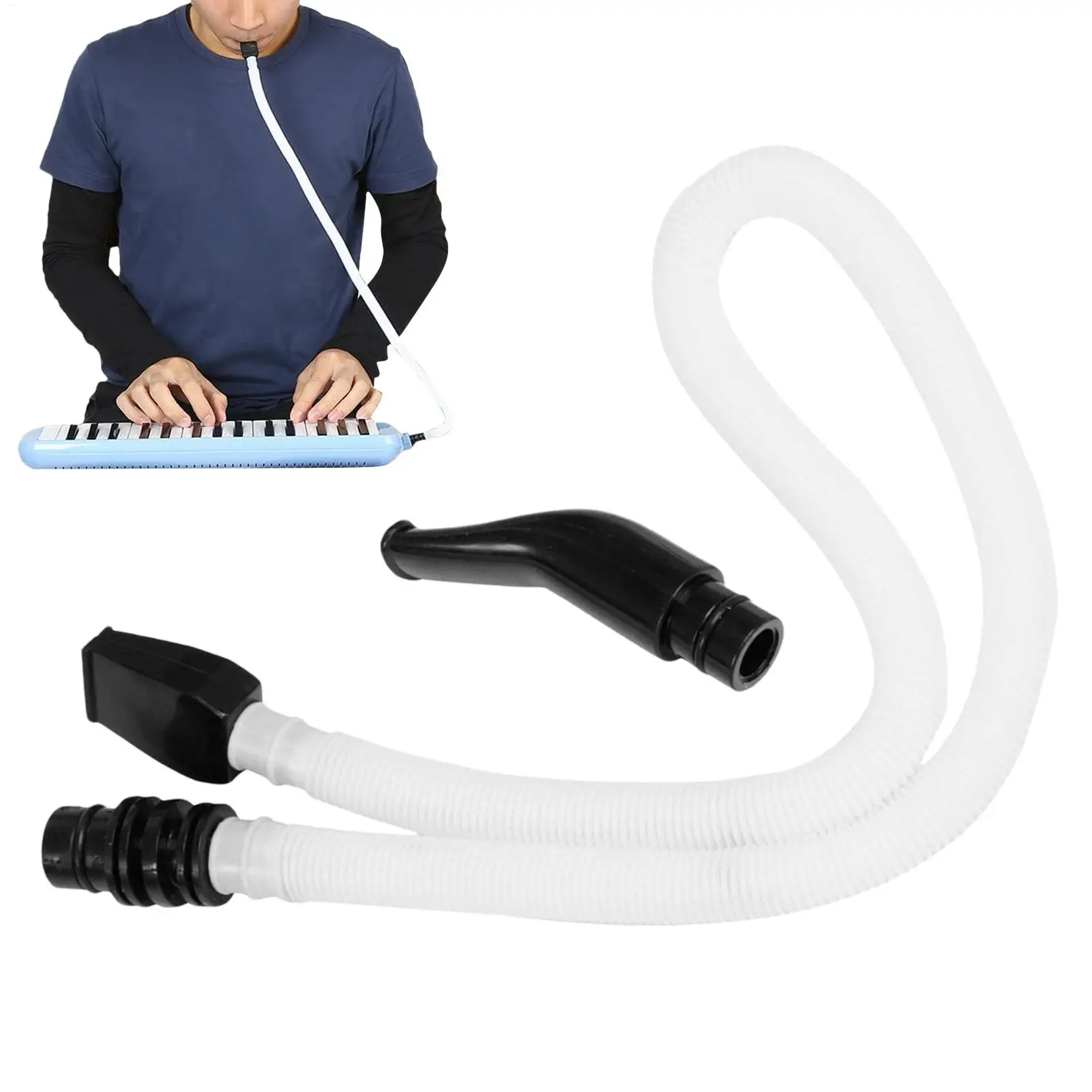 32/37 Keys Melodica Flexible Tube Portable Blowpipe Mouth Organ Pianica Mouthpiece Lightweight Portable Music Elements