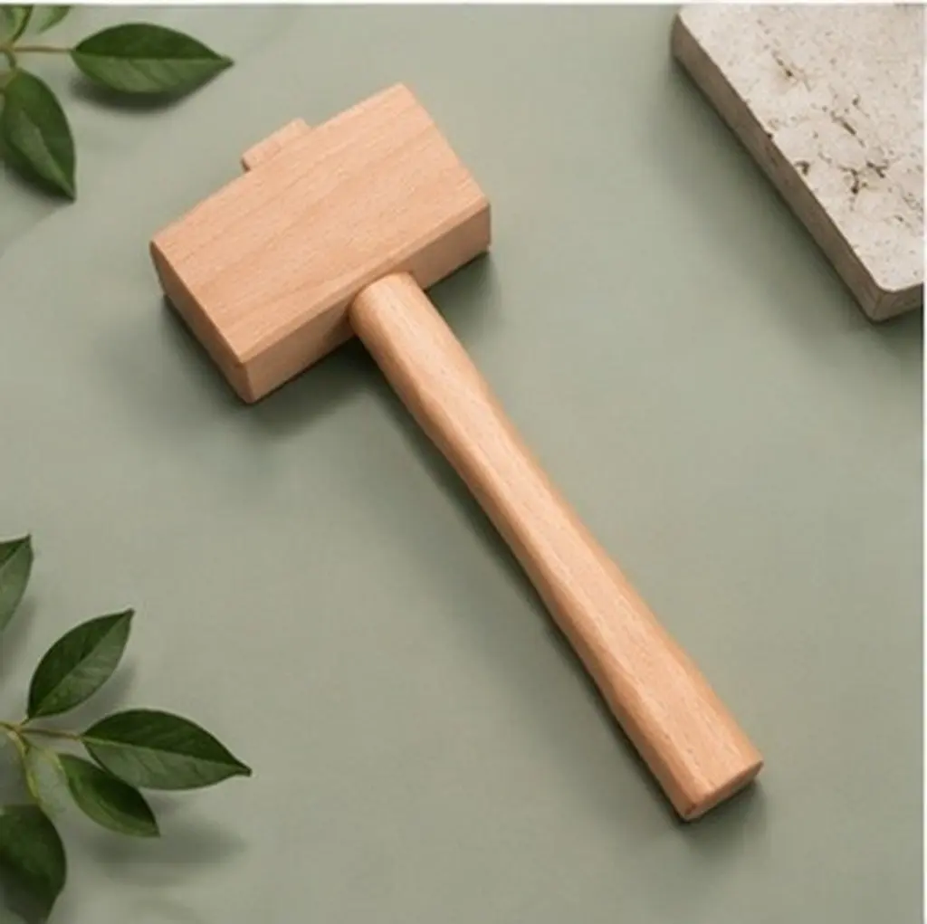 1Pcs Premium Wood Ice Mallet Crush Ice Kit Essential for Craft Cocktails Margarita Moscow Supplies