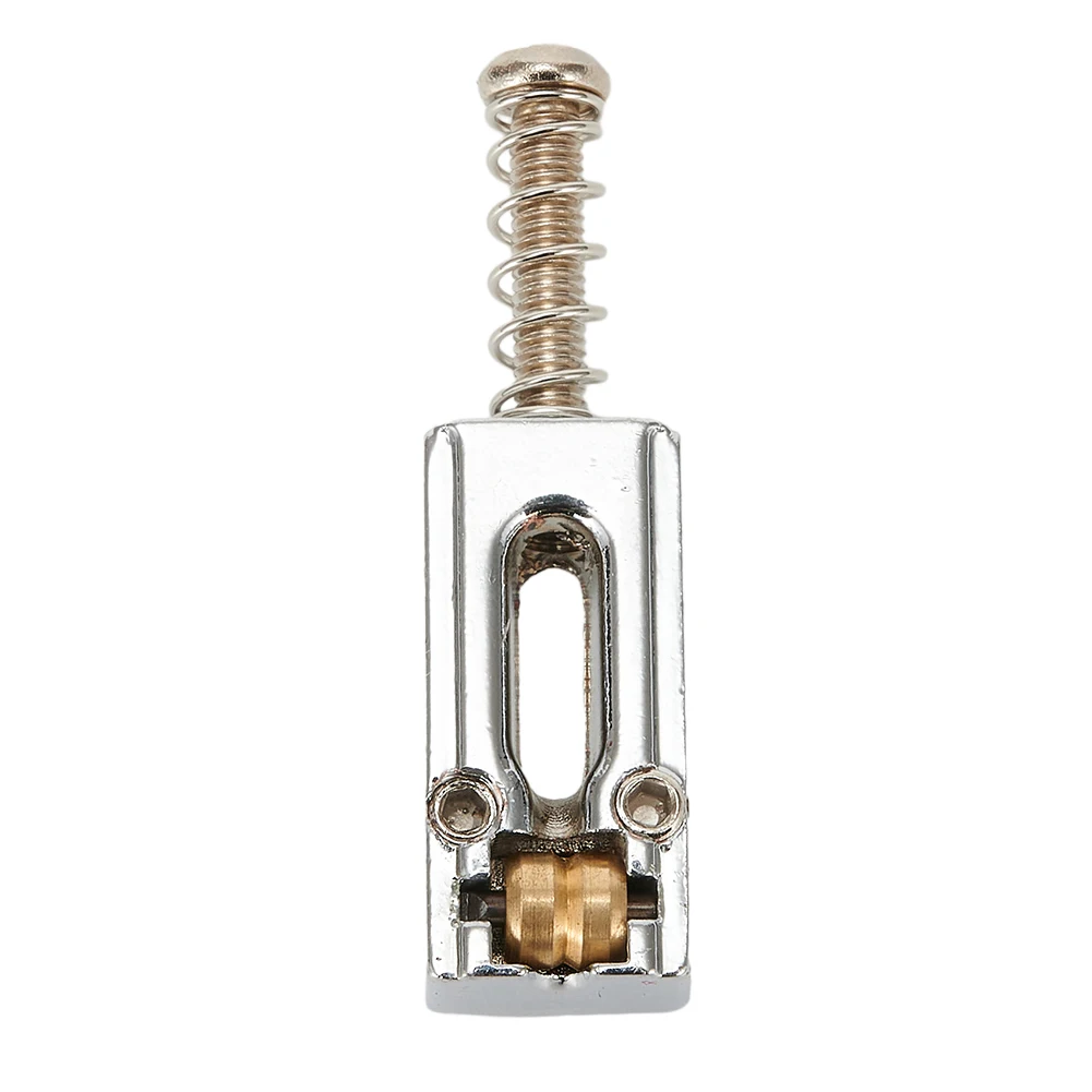 6Pcs Electric Guitar Roller Bridge/ Tremolo Saddles For Electric Guitar Style Zinc Alloy Material Improve Tone And Sustain/