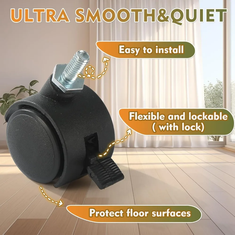 72x72 Inch Room Divider with Lockable Wheels, Adjustable Height Privacy Screen for Home Office Classroom