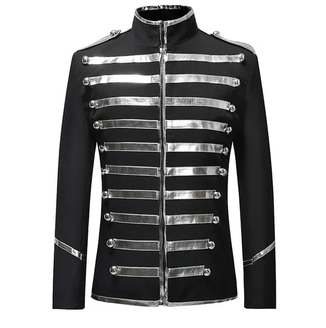 2025 Autumn Spring Sequin Stage Suit Jacket Men Party Dress Suit Fashion Digital Printing Casual Drama costume Blazer