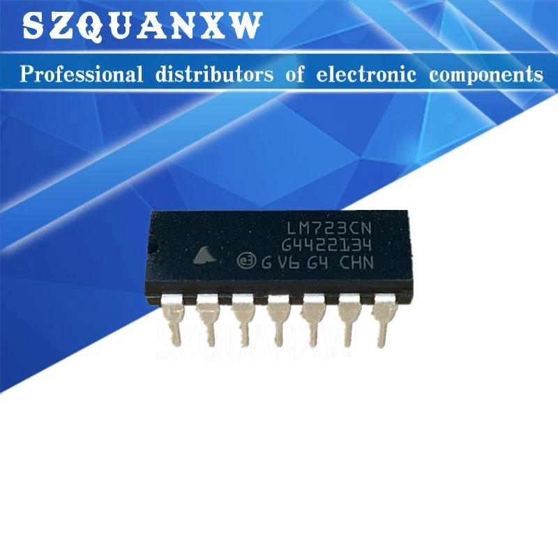 10PCS UC723L = LM723CN DIP14 LM723 DIP-14 MC1723CP DIP UA723 UA723CN