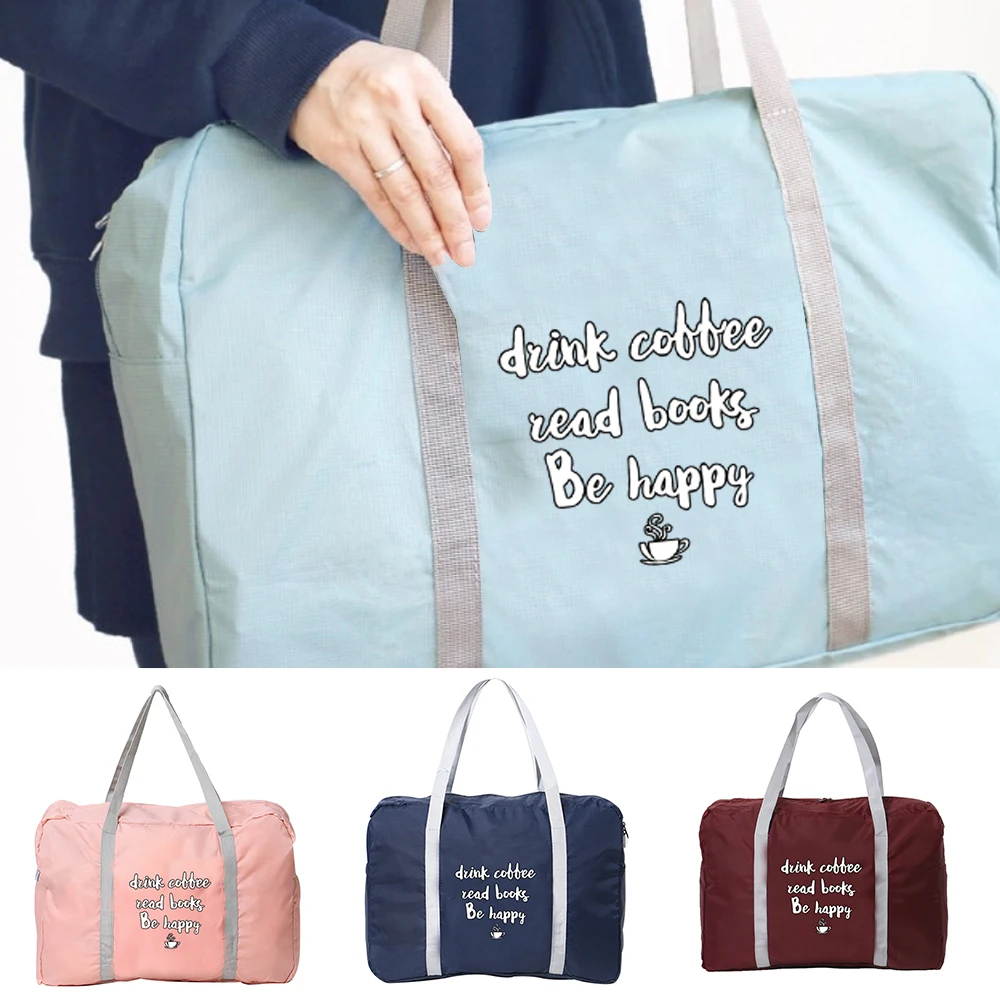 

Travel Bag Women Outdoor Camping Handbag Food Print Toiletries Organizer Luggage Bags Zipper Tote Bag Foldable Accessories Bags