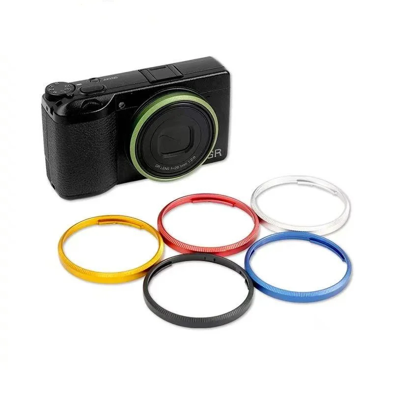 Camera Lens Ring Cap for Ricoh GR IV GRIV GR4 Lens Decoration Ring for GR IV HDF Monochrome Accessories Replaces GN-3 Ring Cap