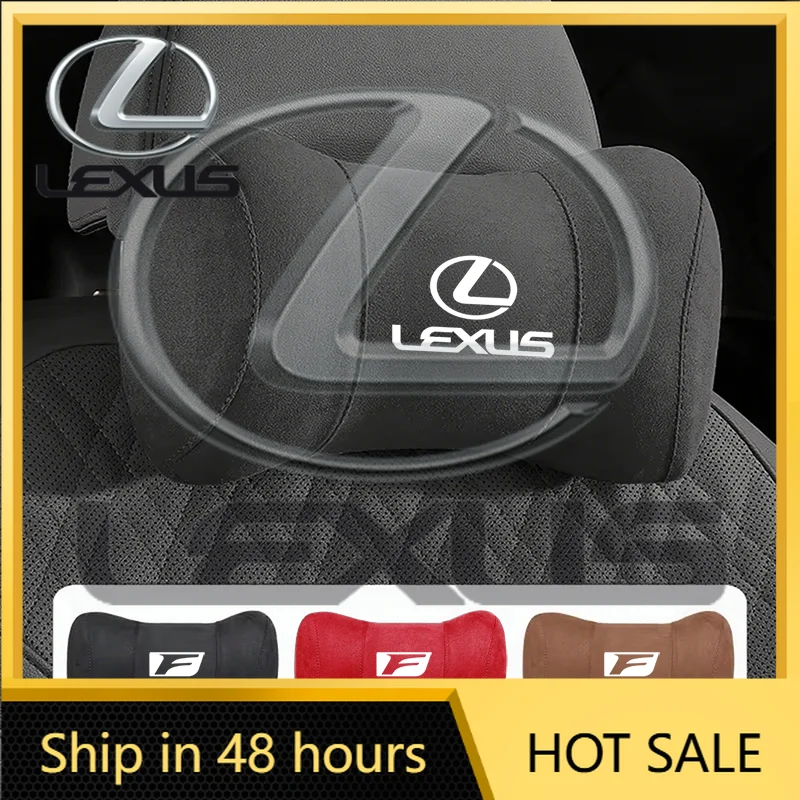 2026-hot-interior-stickers-lexus-car-seat-suede-memory-cotton-neck-pillow-headrest-for-lexus-ls-lc-rz-rx330-is250-ct200h-es300h