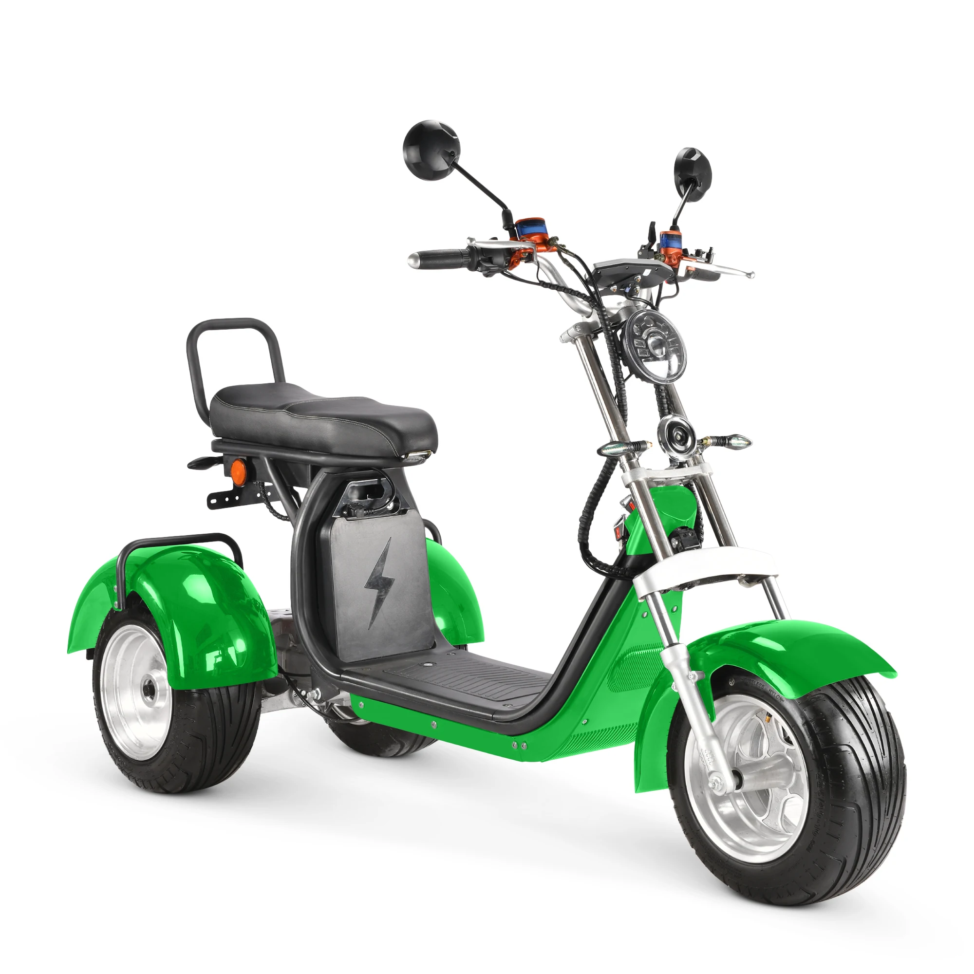 Citycoco-大人用電動三輪車,750ワット,CP-7 w,デュアルストロングエンジン,3輪電動スクーター