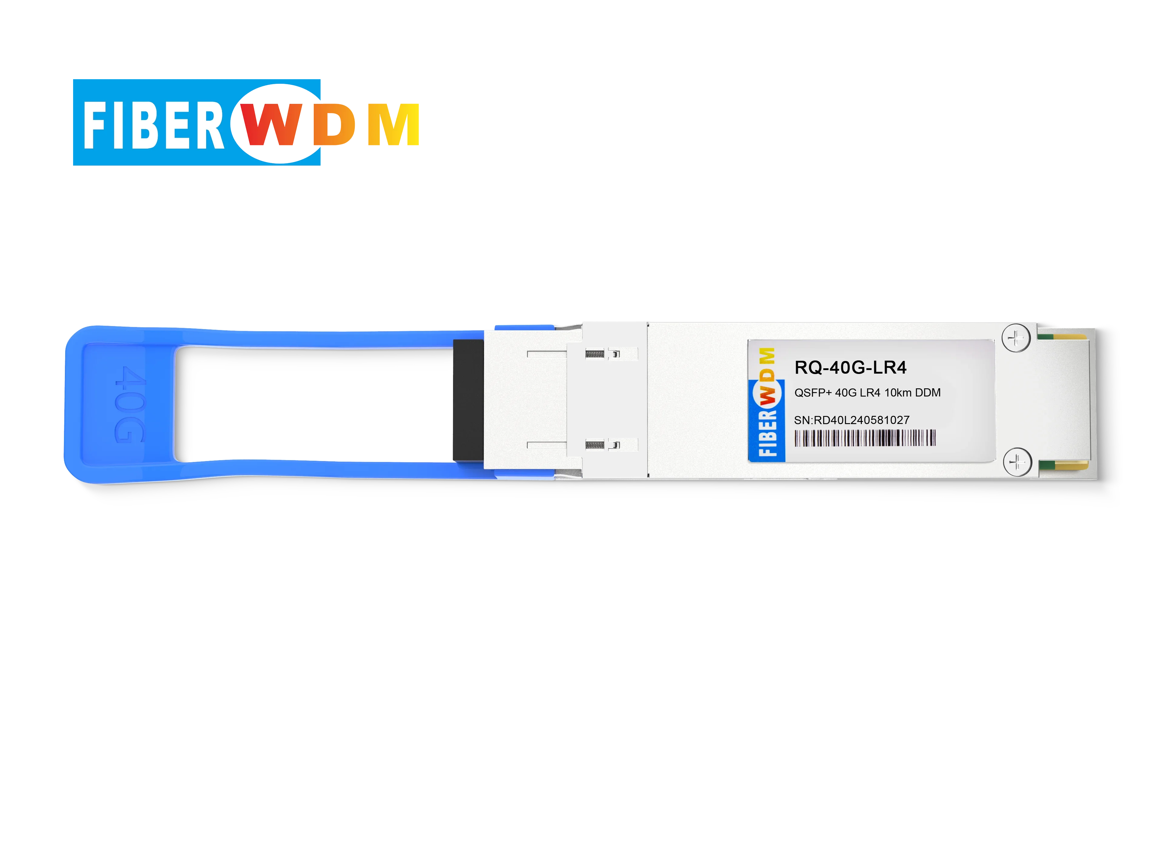 FIBERWDM 40G LR4 10km QSFP+ 1310nm Duplex LC SMF Transceiver Module Fiber Optic for Cisco Juniper Mellanox for Ethernet Switch